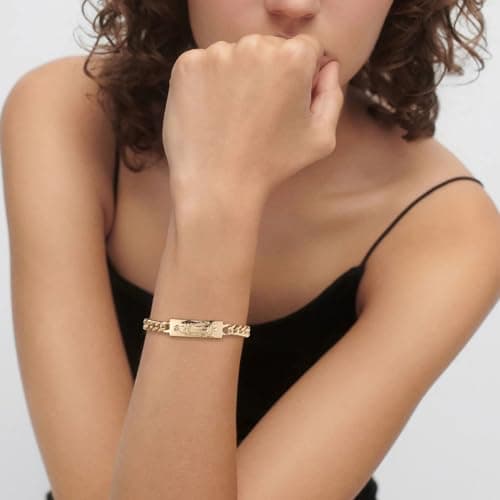 Virgin Mary Link Bracelet for Women