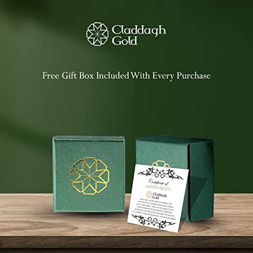 Claddagh 14K Yellow Gold Six Pointed Star of David Pendant - Size Choice