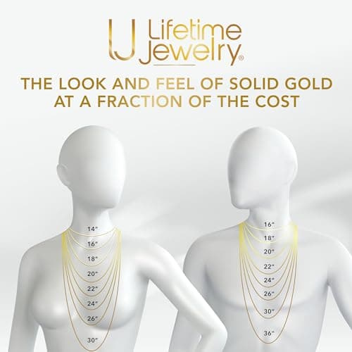 1.5mm Figaro Chain Necklace Women and Men - Real Gold Plated
