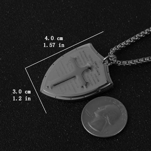 HZMAN Armor of God Pendant Necklace