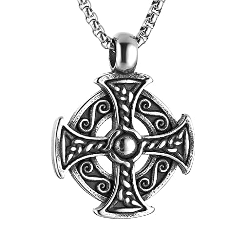 Stainless Steel Celtic Knot Necklace for Women Men