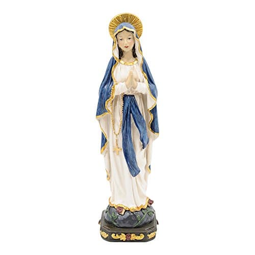 Comfy Hour 6" Religious Virgin Mary Praying Statue, Home Madonna Figurine