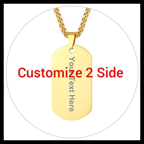 PROSTEEL Stainless Steel Cross Jewelry Dog Tags Pendant