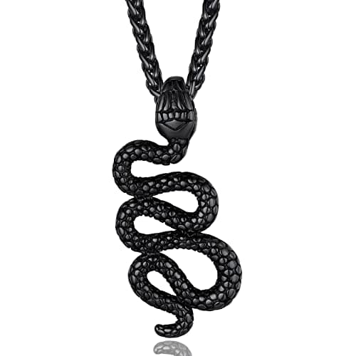 Retro Cobra Snake Necklace for Gothic Jewelry Fans