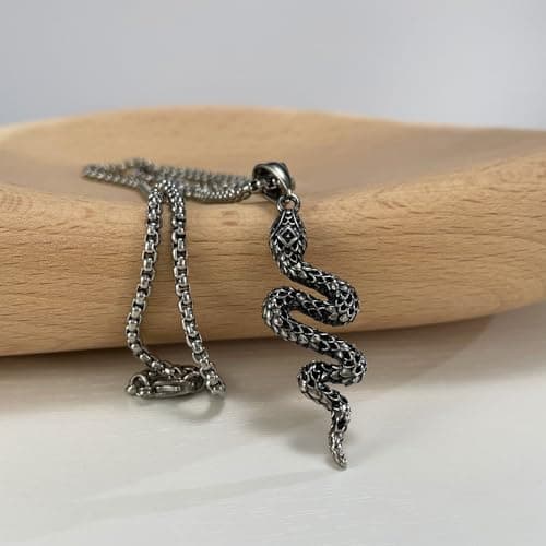 Stainless Steel Multicolored Pendant Necklace for Men & Women Gift