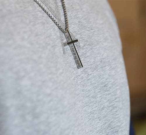 Rnivida Philippians 4:13 "I CAN DO ALL THINGS" Bible Verse Pendant Necklace