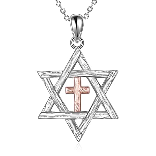 Star of David Necklace: Jewish Christian Jewelry Gift