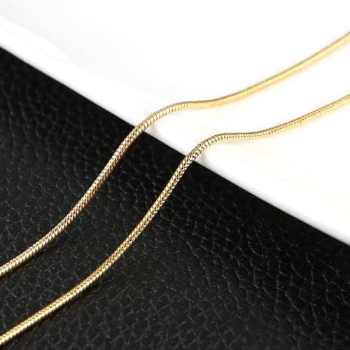 HZMAN Snake Chain Necklace for Men and Women