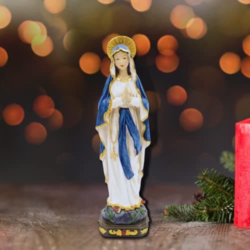 Comfy Hour 6" Religious Virgin Mary Praying Statue, Home Madonna Figurine