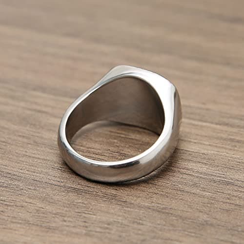 Viking Compass Ring for Men and Boys in Stainless Steel