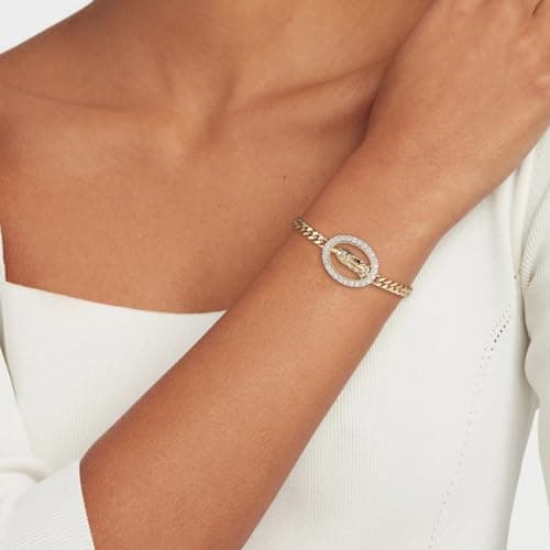 Dainty 14K Gold Plated Retro Religious Bracelet for Women