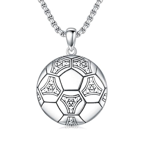 Men's Sports Pendant Necklace in 925 Sterling Silver