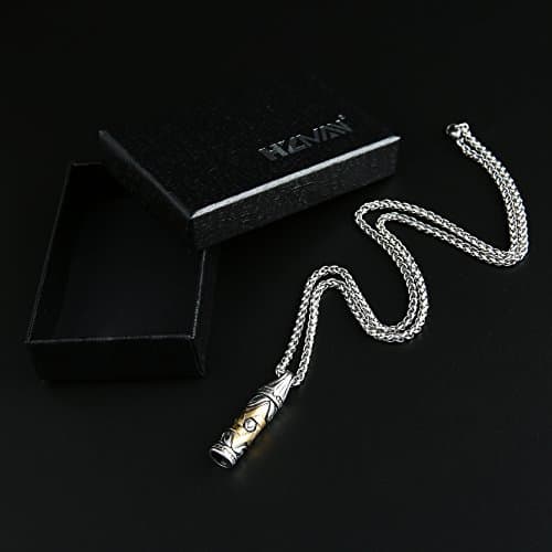 HZMAN Star of David Pendant Necklace Women Men Stainless Steel Israel Necklace