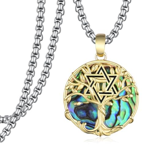 Sterling Silver Star of David Pendant Necklace for Men and Women - Jewish Jewelry Gift