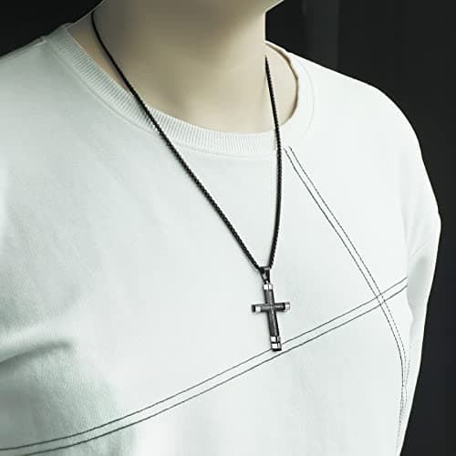 ZRAY Philippians 4:13 Strength Necklace for Men - I CAN DO ALL THINGS Pendant Gift