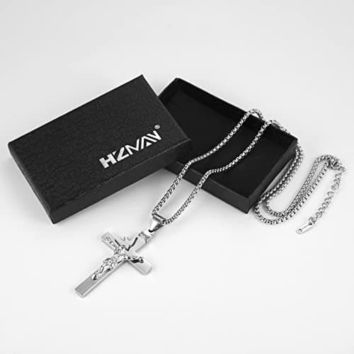Stainless Steel Dove Cross Pendant Necklace With Free Chain