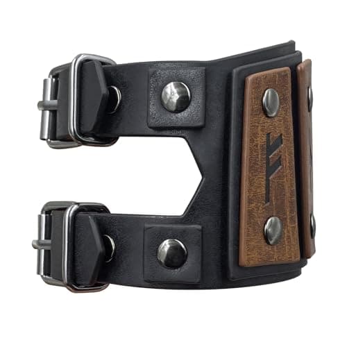 HiiFeuer Viking Runes Faux Leather Cuff Bracelet