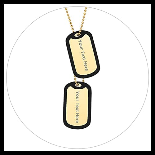 PROSTEEL Stainless Steel Cross Jewelry Dog Tags Pendant