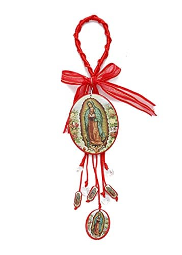 BONITTER Oval Virgin Mary Saint Benedict Medal Gift for Men or Women