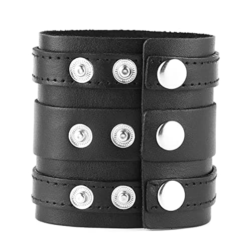 Men's Viking Style Leather Cuff Bracelet