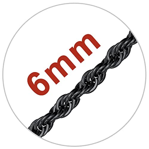 Figaro Chain Necklace - 3mm-9mm Stainless Steel, 18K Gold Plated, 16"-30"