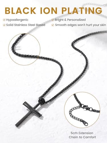 GOLDCHIC JEWELRY Sports Necklaces for Men and Teens – Stainless Steel Chain Jewelry for Football, Baseball, Soccer, Basketball, and Softball Fans