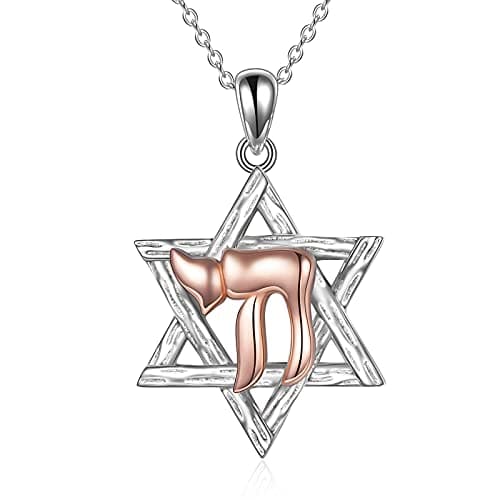 Star of David Necklace: Jewish Christian Jewelry Gift