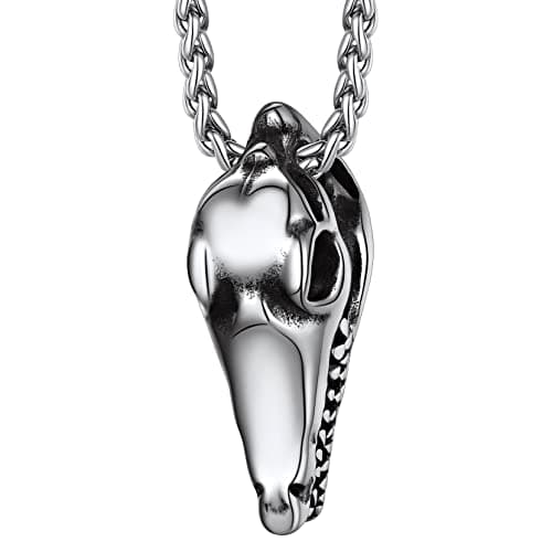Richsteel Men's Crocodile T-Rex Skeleton Punk Jewelry