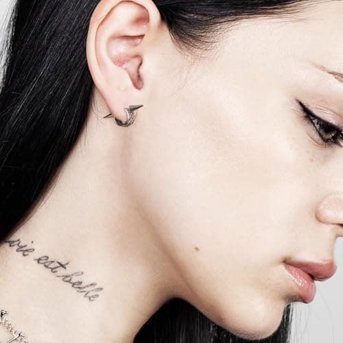 HZMAN Detachable Gothic Punk Earrings for Men & Women Stainless Steel Jewelry