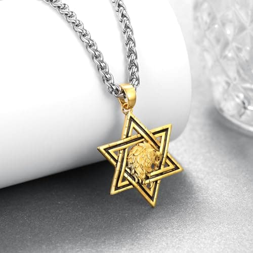 Sterling Silver Star of David Pendant Necklace for Men and Women - Jewish Jewelry Gift