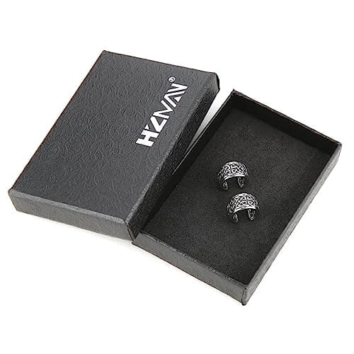 HZMAN Celtic Knot Ear Cuff Earrings for Men & Women