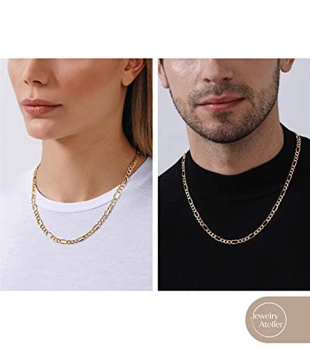 Jewelry Atelier 14K Gold-Filled Figaro Chain Necklaces for All