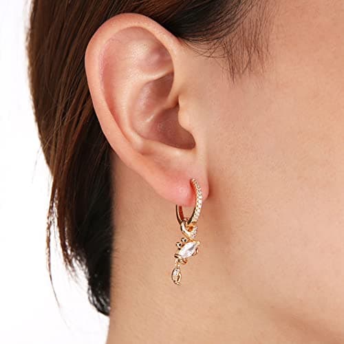 14K Gold Plated Animal Dangle Earrings for Women Girls Gift