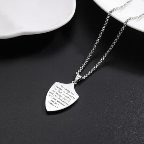 LES OSEWA Sterling Silver Celtic Cross Necklace for Men & Women Christian Jewelry