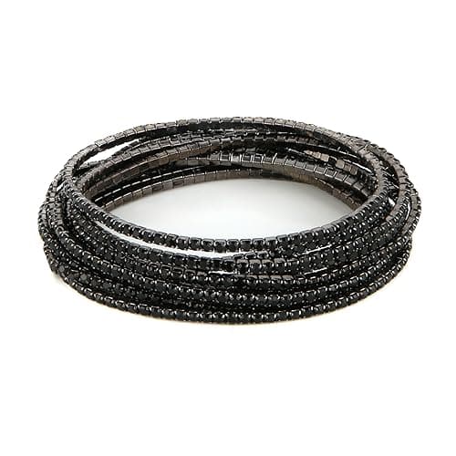 10 Pcs Tennis Bracelets Set for Women Girl Wedding Party Jewelry Gift