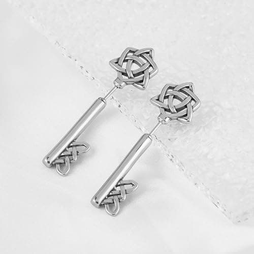 HZMAN Celtic Knot Stud Earrings