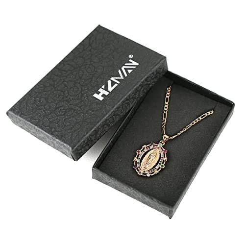 14K Gold Plated Virgin Mary Necklace