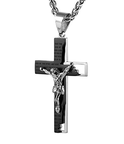 Men's Stainless Steel Cross Necklace