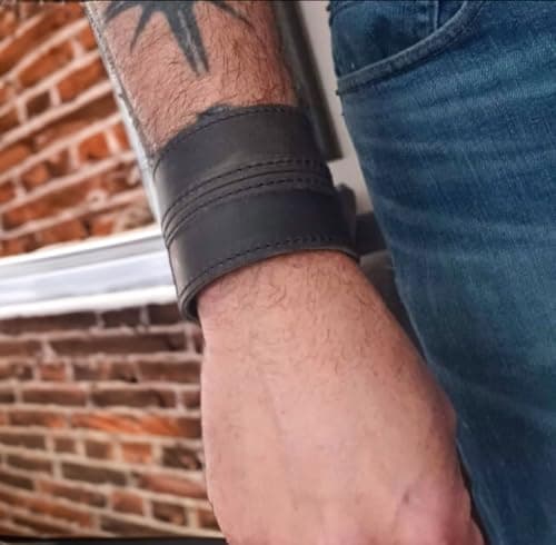Anthology Gear Unisex Stylish Leather Cuff Bracelet