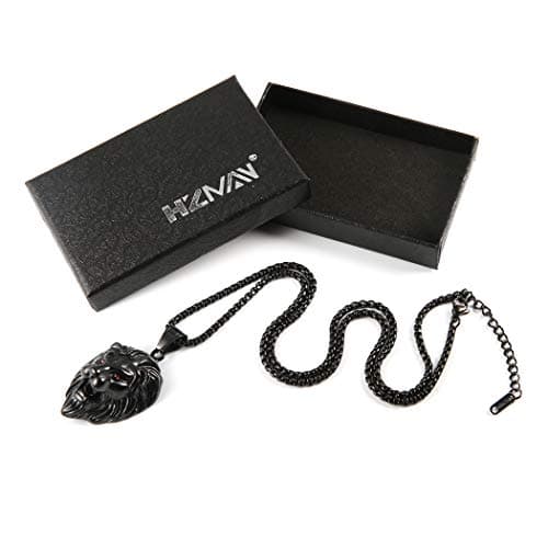 Stainless Steel Lion King Pendant Necklace for Men