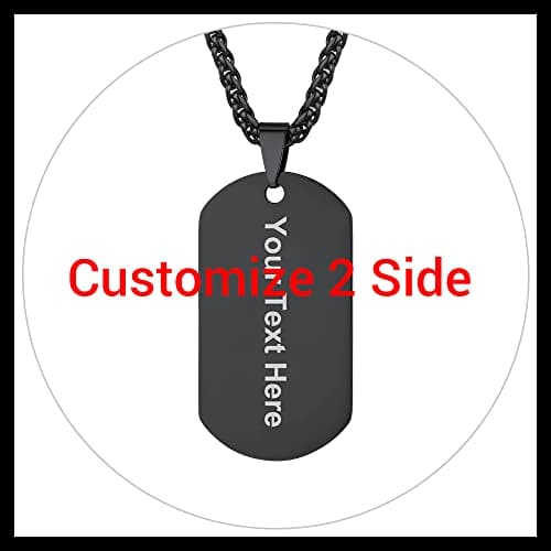 PROSTEEL Stainless Steel Cross Jewelry Dog Tags Pendant