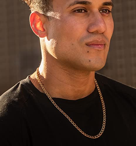 24K Gold Plated Cuban Link Chain Necklace for All