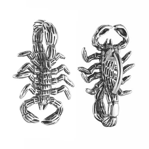 HZMAN Gothic Reverse Belly Button Ring for Women 316L Surgical Steel Jewelry