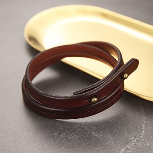 Men's Handmade Leather Cuff Bracelet