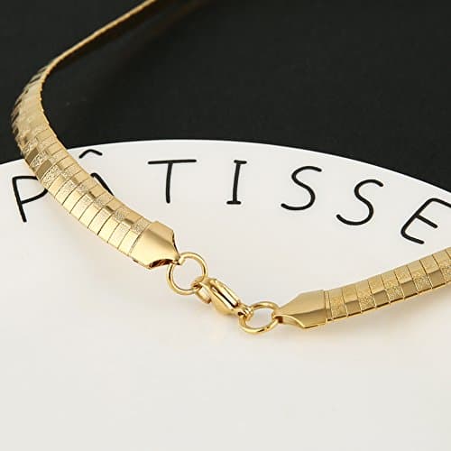 HZMAN Stainless Steel Omega Chain Necklace & Bracelet Set