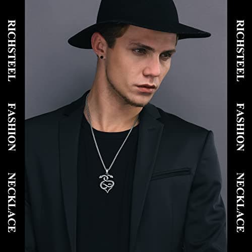 Stainless Steel Snake Pendant Necklace for Men and Women - Punk Fashion jewelry