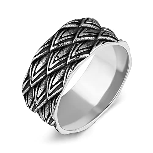 Dragon Scale Ring Stainless Steel Vintage Gothic Punk Biker Jewelry Gift