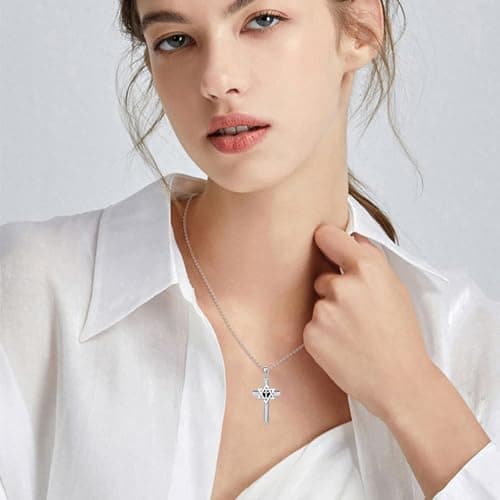 Sterling Silver Star of David Pendant Judeo-Christian Jewelry for Men & Women