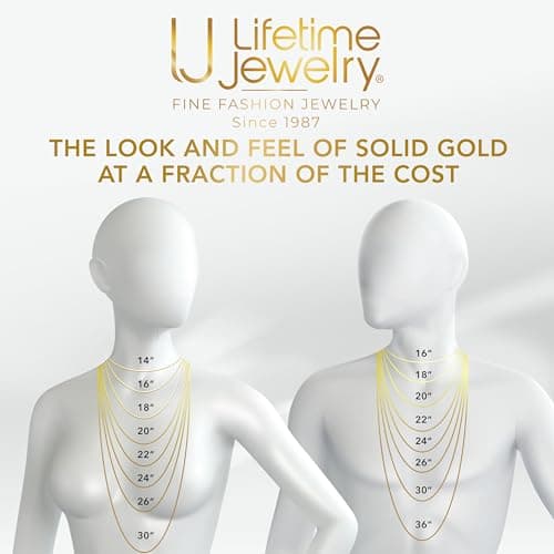 24k White Gold Plated Diamond Cut Rope Chain Necklace for Men & Women