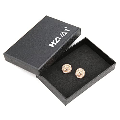 14K Gold Plated Virgin Mary Stud Earrings for Women Girls